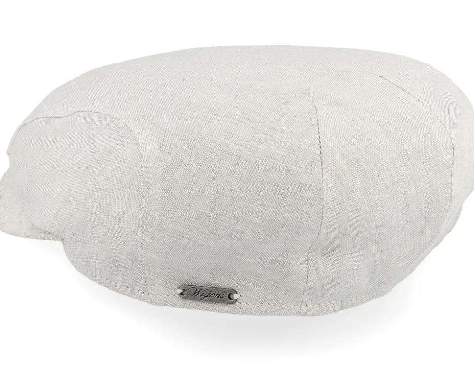 Ivy Contemporary Cap Light Beige Flat Cap - Wigéns
