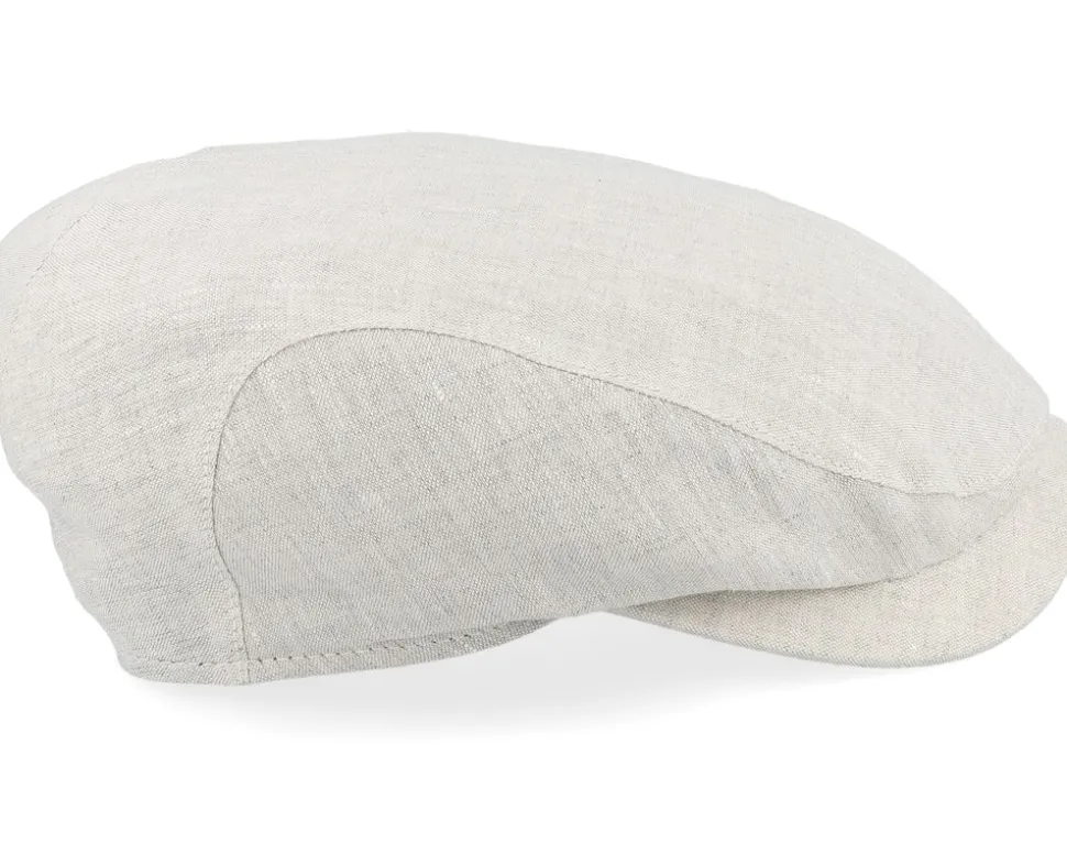 Ivy Contemporary Cap Light Beige Flat Cap - Wigéns
