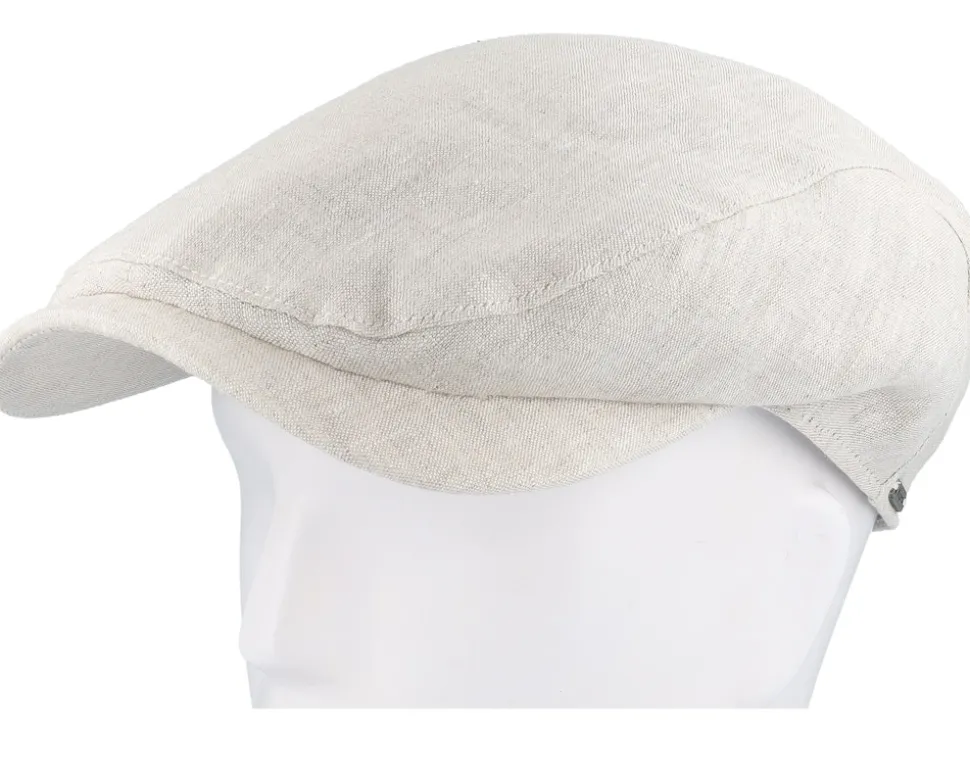 Ivy Contemporary Cap Light Beige Flat Cap - Wigéns