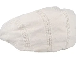 Ivy Delave Organic Cotton Beige Flat Cap - Stetson