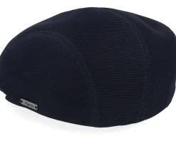 Ivy Modern Cap Black Flat Cap - Wigéns