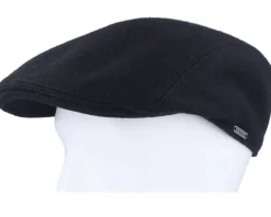 Ivy Modern Cap Black Flat Cap - Wigéns
