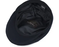 Ivy Modern Cap Black Flat Cap - Wigéns