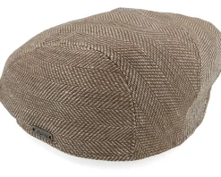Ivy Modern Cap Brown Flat Cap - Wigéns