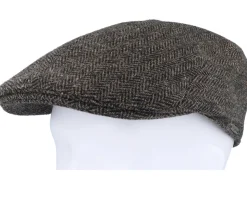 Ivy Modern Cap Dark Brown Flat Cap - Wigéns
