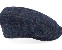Ivy Modern Cap Navy Flat Cap - Wigéns