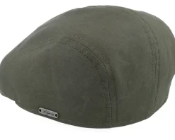 Ivy Modern Cap Olive Flat Cap - Wigéns