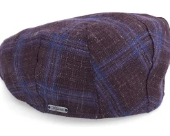 Ivy One Piece Cap Burgundy Flat Cap - Wigéns