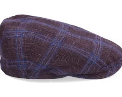 Ivy One Piece Cap Burgundy Flat Cap - Wigéns