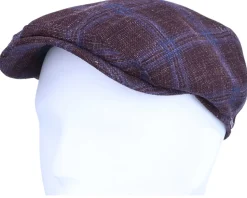 Ivy One Piece Cap Burgundy Flat Cap - Wigéns