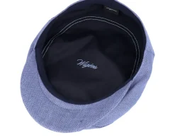 Ivy Slim Cap Blue Flat Cap - Wigéns