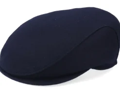 Ivy Slim Cap Dark Blue Flat Cap - Wigéns