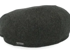 Ivy Slim Cap Ear Flap Olive Melange Flat Cap - Wigéns