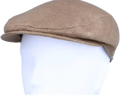 Ivy Slim Cap Light Brown Flat Cap - Wigéns