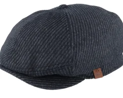 Jamaica Cap Black Flat Cap - Barts