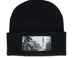 Japan Beanie Black Cuff - Public Domain