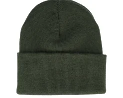 Japan Beanie Olive Green Cuff - Public Domain