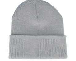 Japan Light Grey Cuff Beanie - Public Domain