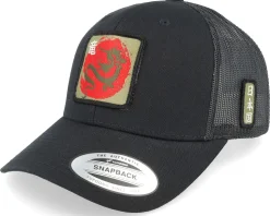 Japanese Dragon Retro Black Trucker - Yapan