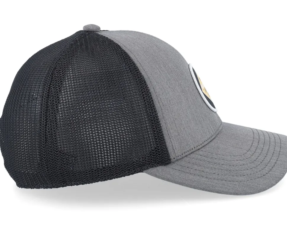 Jaxton Charcoal W Black Mesh W Patch Trucker - Black Clover