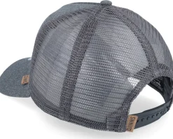 Jersey Patch Heather Charcoal Trucker - Djinns