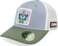 Jinzo Olive/Grey/Khaki Trucker - Yu-Gi-Oh