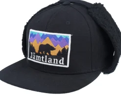 Jämtland Canvas Flatbrim Black Earflap - Wild Spirit