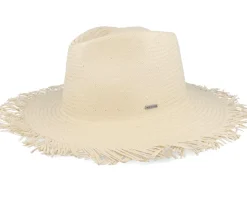Jo Frayed Honey Fedora Straw Hat - Brixton
