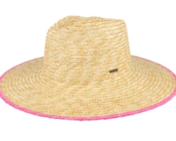 Joanna Festival Honey/Pink Straw Hat - Brixton