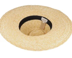 Joanna Hat Honey/Joe Blue Straw Hat - Brixton