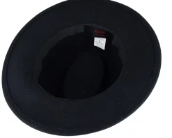 Job W 1 Wool Felt Black Fedora - MJM Hats