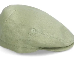 Jordan Organic Hemp Green Flat Cap - MJM Hats