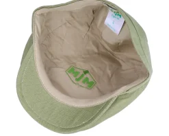 Jordan Organic Hemp Green Flat Cap - MJM Hats