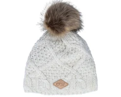 Jude Beanie Ofwhite Pom - Picture