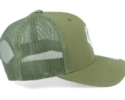 Jumping Bass Fish Olive Trucker - Hunter
