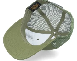 Jumping Bass Fish Olive Trucker - Hunter