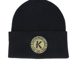 Kalmar HC Black/Gold Patch Black Oversized Cuff - Hatstore