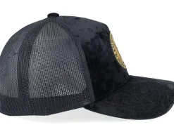 Kalmar HC Black/Gold Patch Velvet Black Trucker - Hatstore