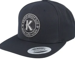 Kalmar HC Black/Stealth Grey Patch Black Snapback - Hatstore