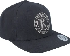 Kalmar HC Black/Stealth Grey Patch Black Snapback - Hatstore
