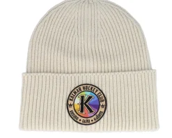 Kalmar HC Rainbow Patch Oatmeal Oversized Cuff - Hatstore