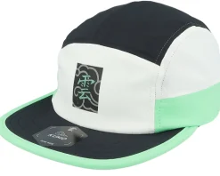 Kanji Box Cloud Cloudfit White/Black/Teal 5-panel - Kumo
