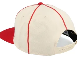 KC Monarchs Negro League Archive 400 Series White/Red Snapback - American Needle