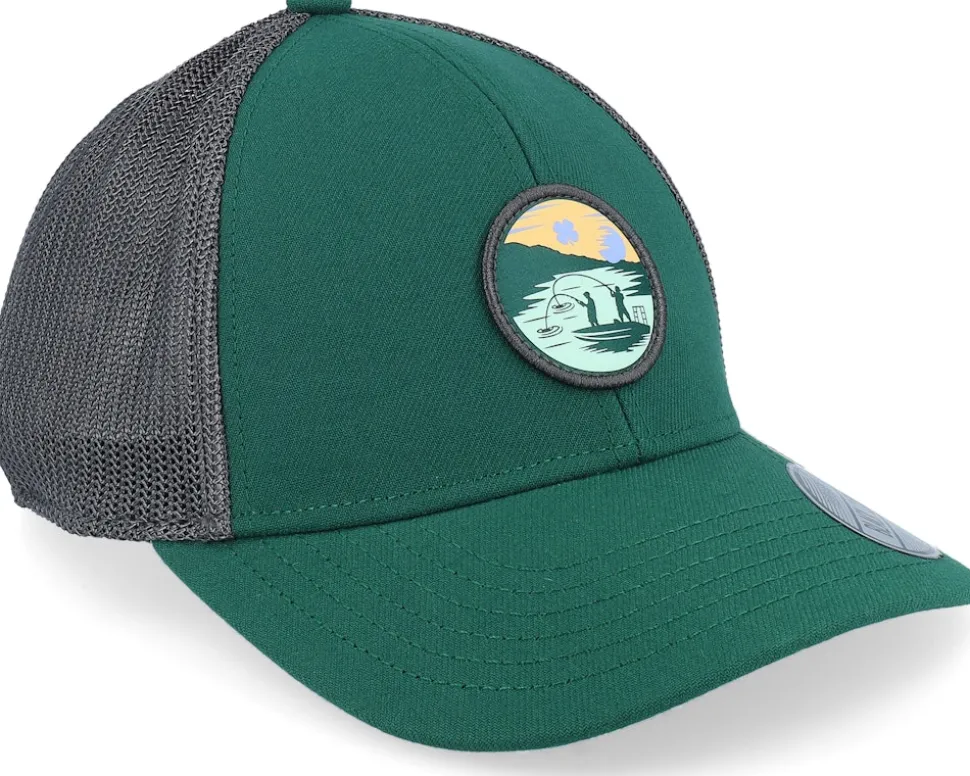 Kelce Green W Charcoal Mesh W Patch Trucker - Black Clover