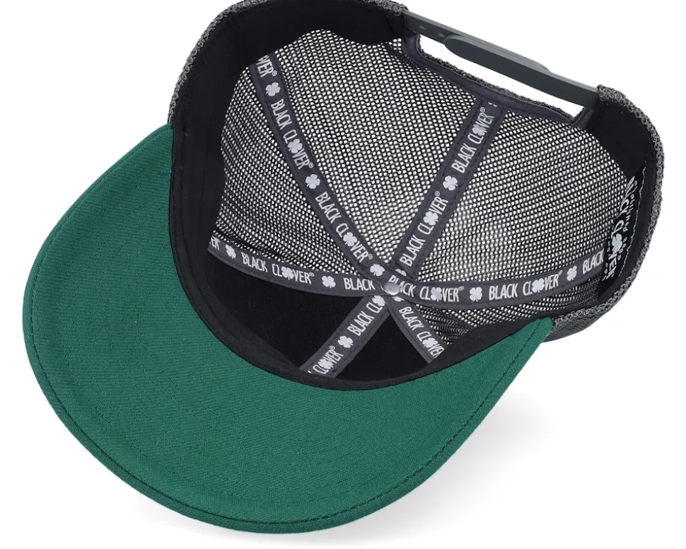 Kelce Green W Charcoal Mesh W Patch Trucker - Black Clover