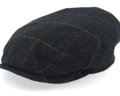 Kent Wool Ear Flap Dark Green Flat Cap - Stetson