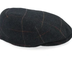 Kent Wool Ear Flap Dark Green Flat Cap - Stetson