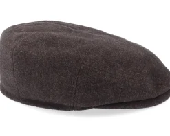 Kent Wool/Cashmere Ear Flap Brown Flat Cap - Stetson