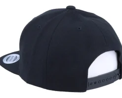 Kids A Letter 3D Black Snapback - Kiddo Cap