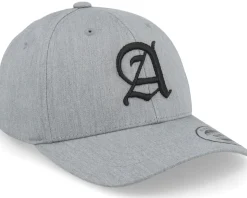 Kids A Letter 3d Heather Grey Adjustable - Kiddo Cap
